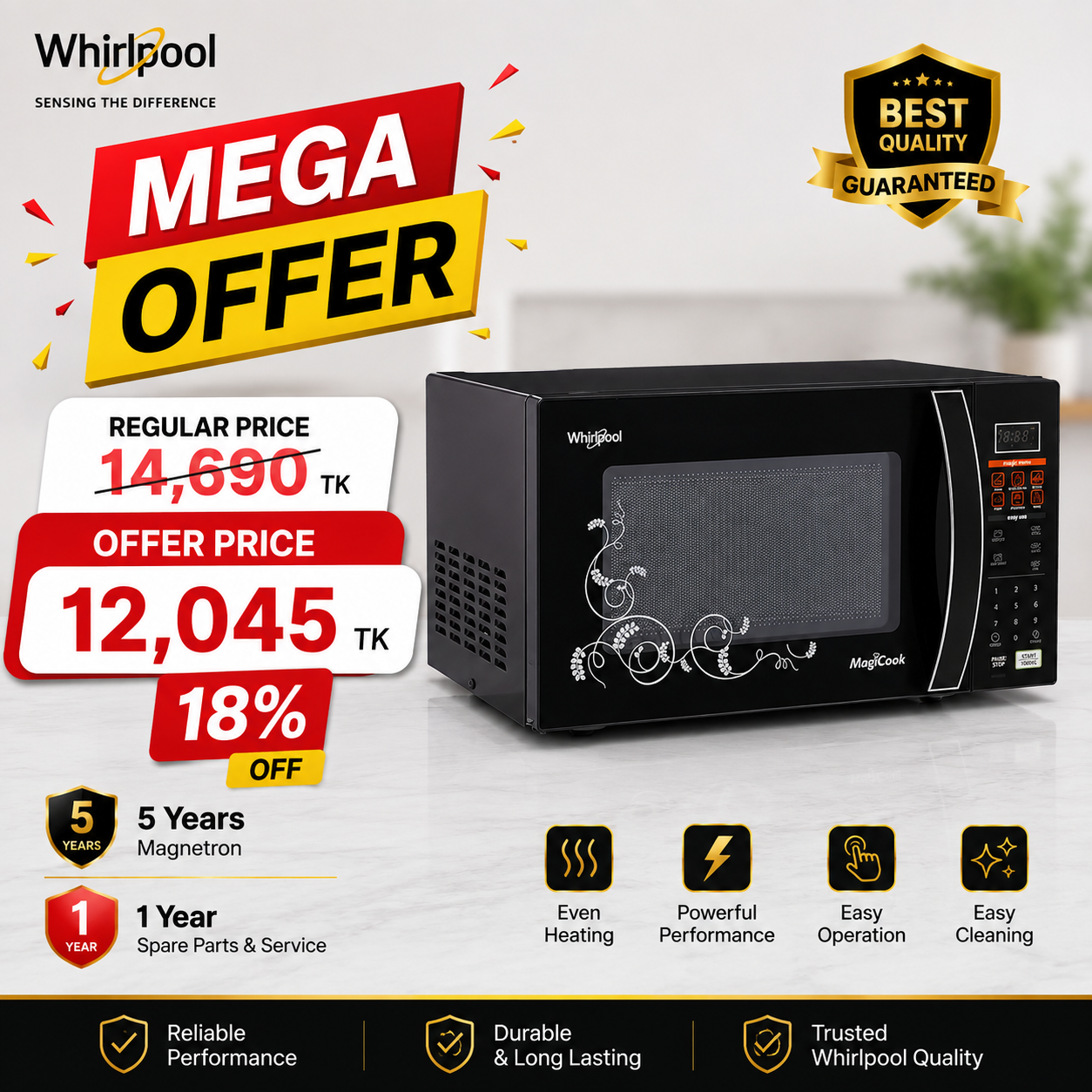 Whirlpool Magicook 20L Classic (Solo) Microwave Oven