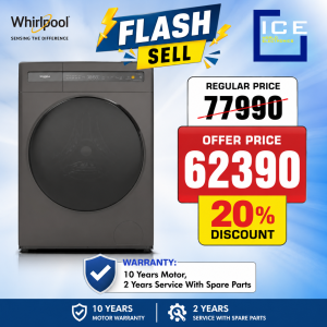 Whirlpool Sanicare WFC105604RT-D (10.5 kg) Front Load (With Heater) Washing Machine