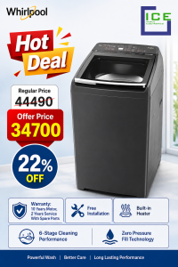 Whirlpool 8kg Stain Wash Pro Top Load Washing Machine (In-Built Heater)