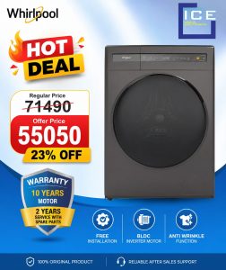 Whirlpool Sanicare WFC 90604RT-D (9 Kg) Front Load (With Heater) Washing Machine